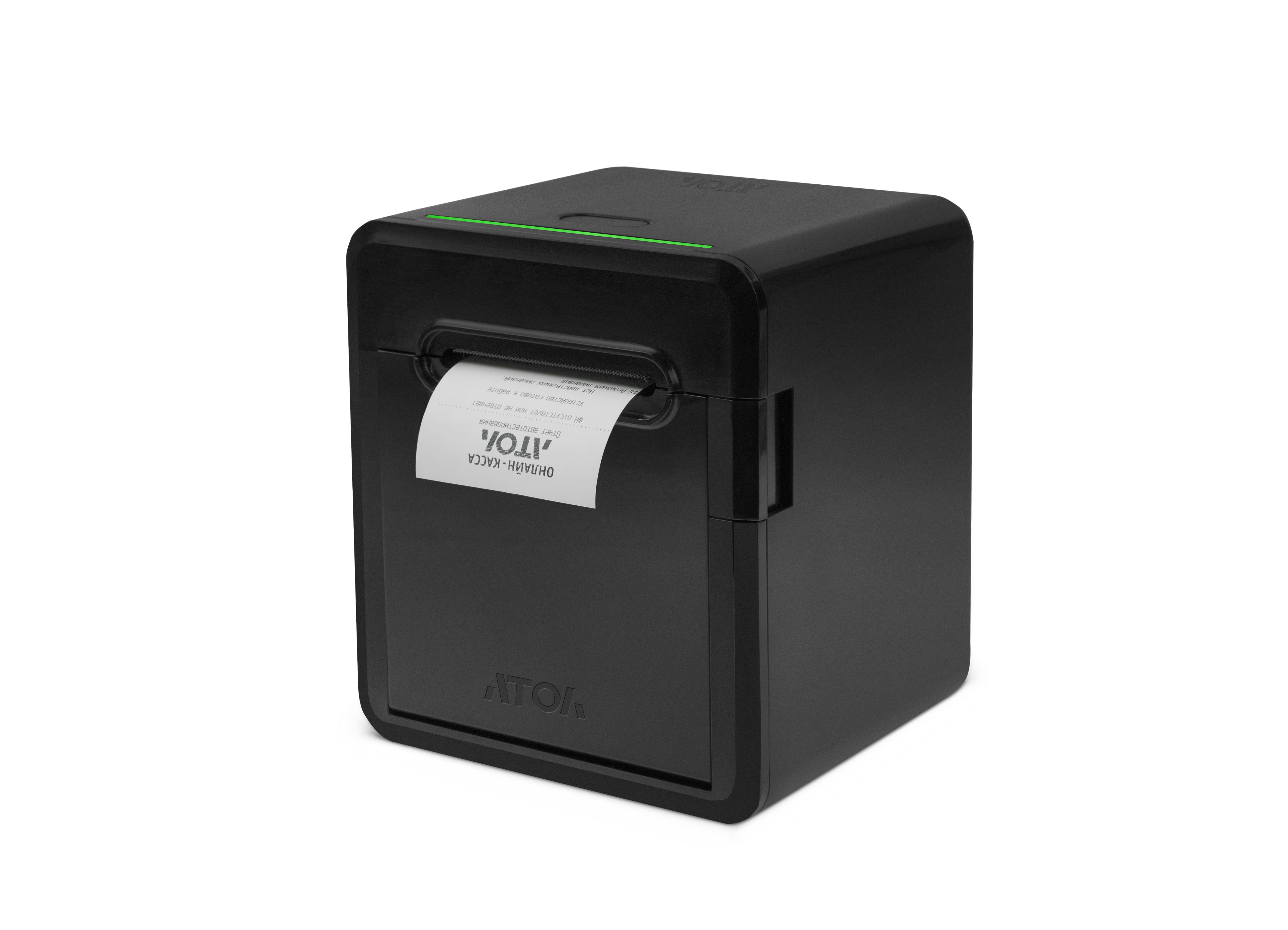 ККТ АТОЛ 55 v2 Ф. Черный. USB. RS-232. Ethernet. 5.0