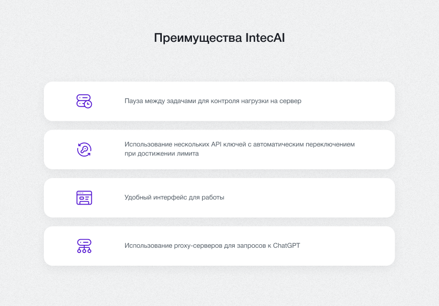 IntecAI - Chat GPT интеграция с сайтом: генерация контента seo-текстов мета-тегов изображений