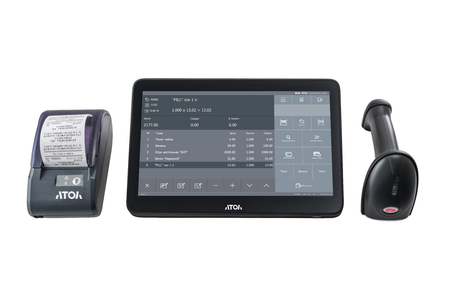 POS-терминал АТОЛ Optima 7 Lite