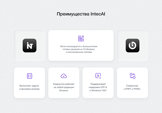 IntecAI - Chat GPT интеграция с сайтом: генерация контента seo-текстов мета-тегов изображений