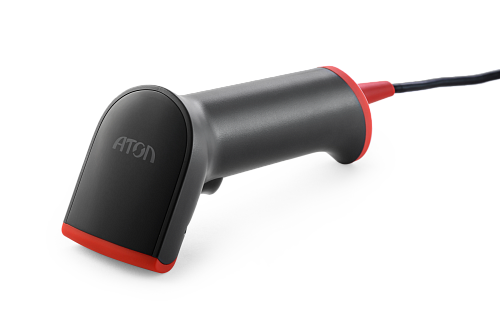 Сканер штрихкода АТОЛ Impulse 12 (2D, серый, USB, c подставкой).V2