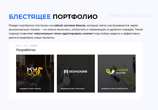 INTEC.Digital 2.0 - специализированный сайт для веб-студий, интернет-агентств и digital-компаний