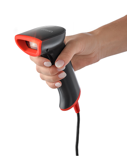 Сканер штрихкода АТОЛ Impulse 12 (2D, серый, USB, c подставкой).V2