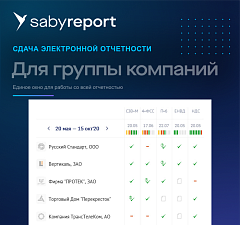 Корпоративный. Saby Report (Отчетность)