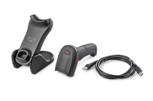 Сканер штрихкода АТОЛ SB5100 BT (2D, черный, USB, Bluetooth 5.0, IP42, c подставкой)