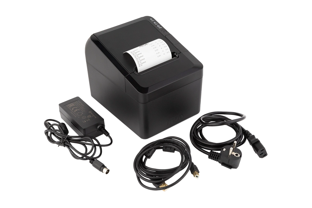 ККТ АТОЛ 27Ф. Черный. Без ФН. USB. RS-232. Ethernet. 5.0