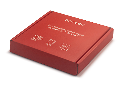 Устройство чтения смарт-карт Рутокен SCR 3101 NFC, серт. ФСТЭК