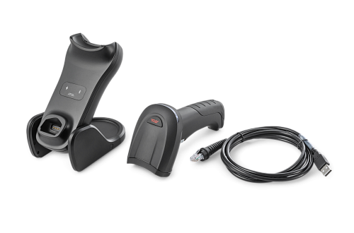 Сканер штрихкода АТОЛ SB3100 BT (2D, черный, USB, Bluetooth 5.0, IP42, c подставкой)