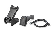 Сканер штрихкода АТОЛ SB3100 BT (2D, черный, USB, Bluetooth 5.0, IP42, c подставкой)